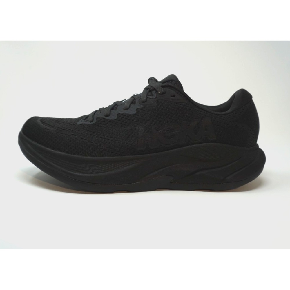 NWB HOKA One One Men's Rincon 4 Sneakers Shoes Triple Black Sz 9D(M) US‎ Running